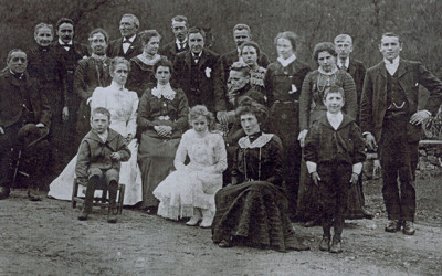 Errwood Hall party (1895)