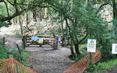 Fernilee footpath closed