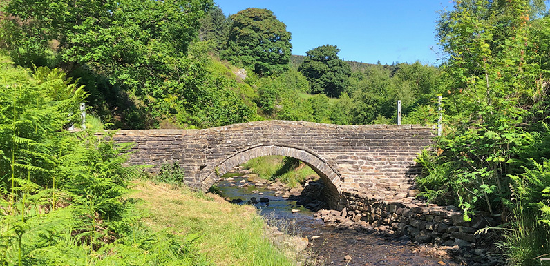 Packhorse bridge reopened