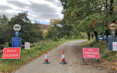 Derbyshire Bridge road closure