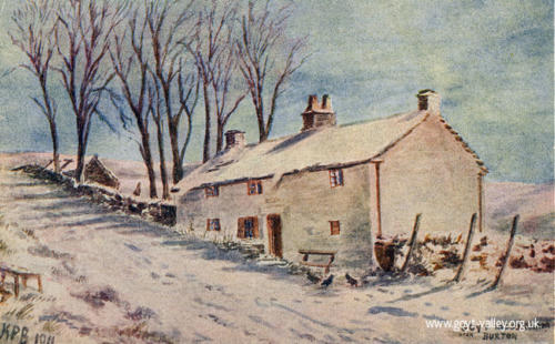 Goyt's Moss Farm in winter. 1911