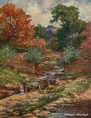 The Packhorse Bridge. c.1900