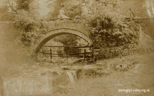 The packhorse bridge. c.1900