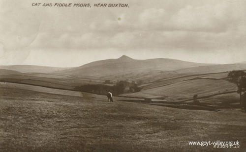 View from the Cat & Fiddle. c.1910