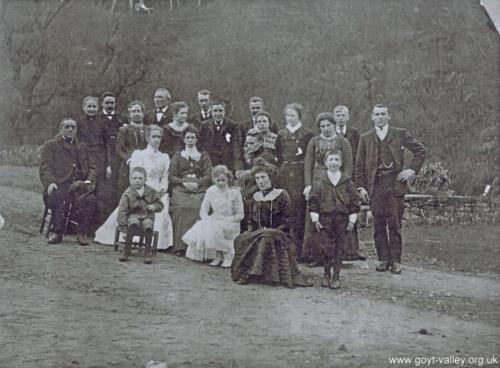 Errwood Hall servants. c. 1903.