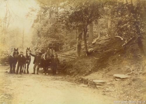 Errwood Estate workers. c.1900.