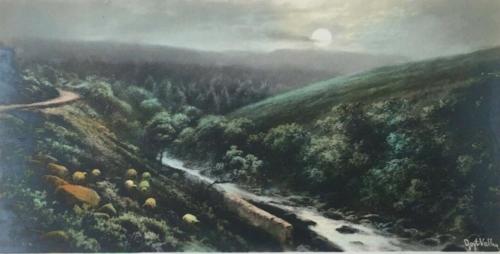 The Goyt under a full moon