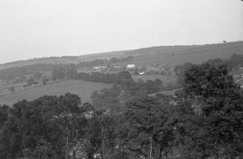 View across temporary village