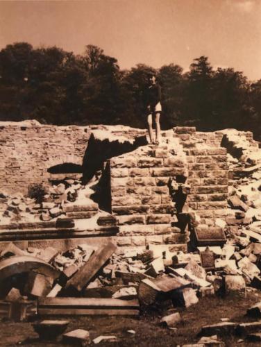 Errwood Hall ruins c.1961